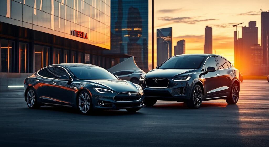 tesla model s and x