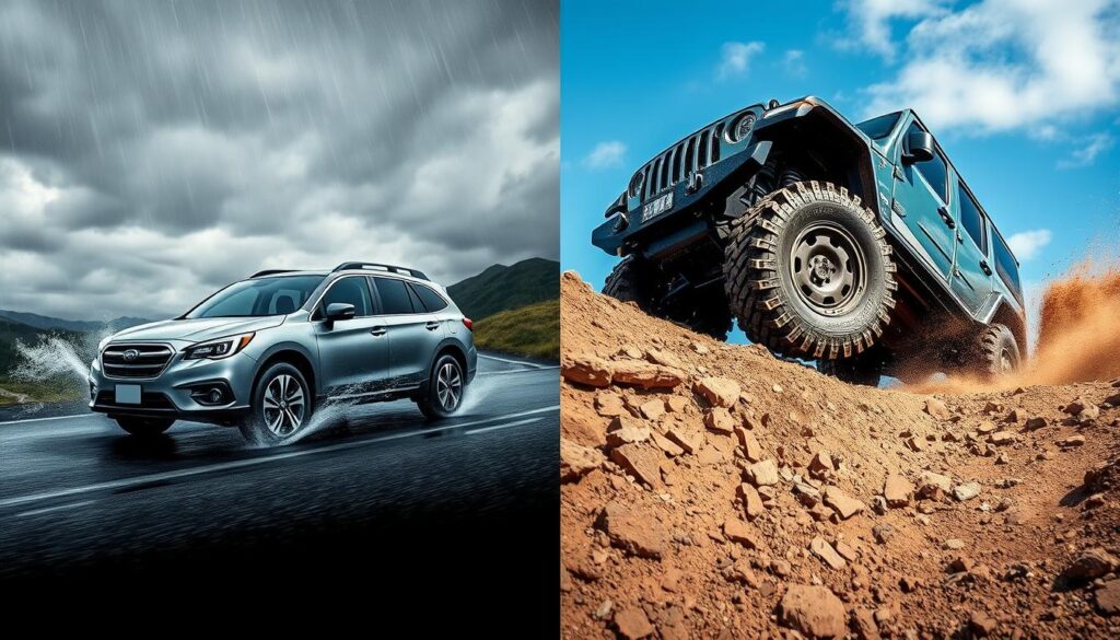 AWD vs 4x4 comparison