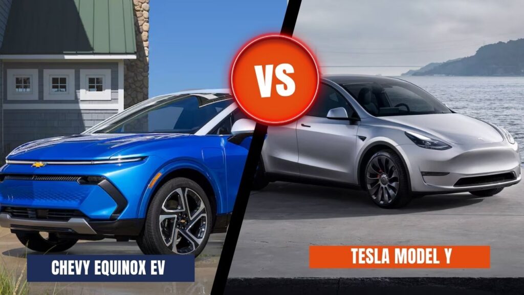Comparing Chevrolet Equinox EV to Tesla Model Y and Ford Mustang Mach-E 3 Comparing Chevrolet