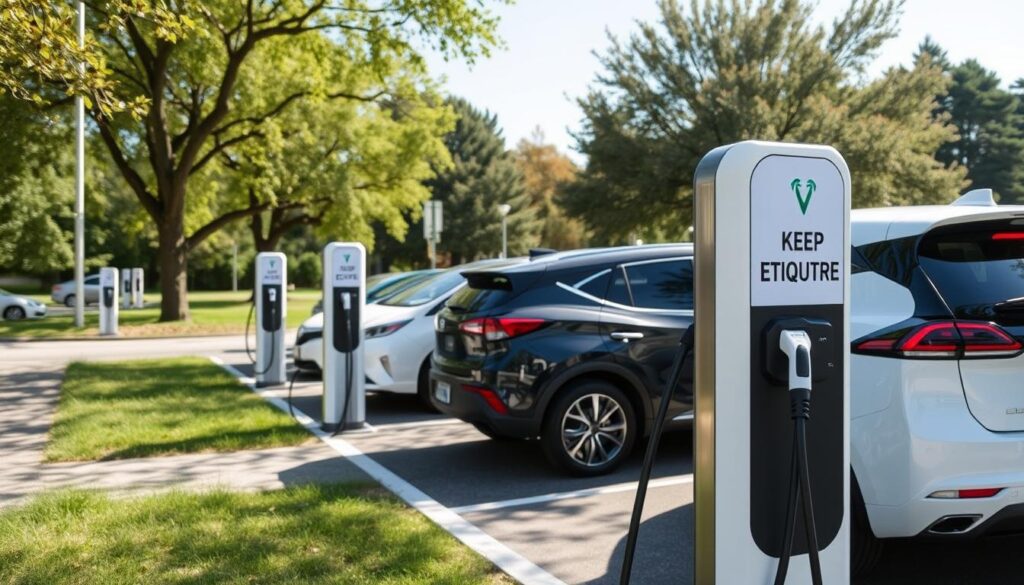 EV charging etiquette