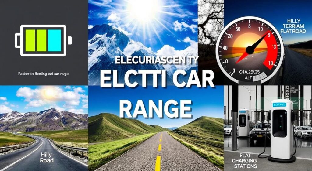 Factors affecting electric car range