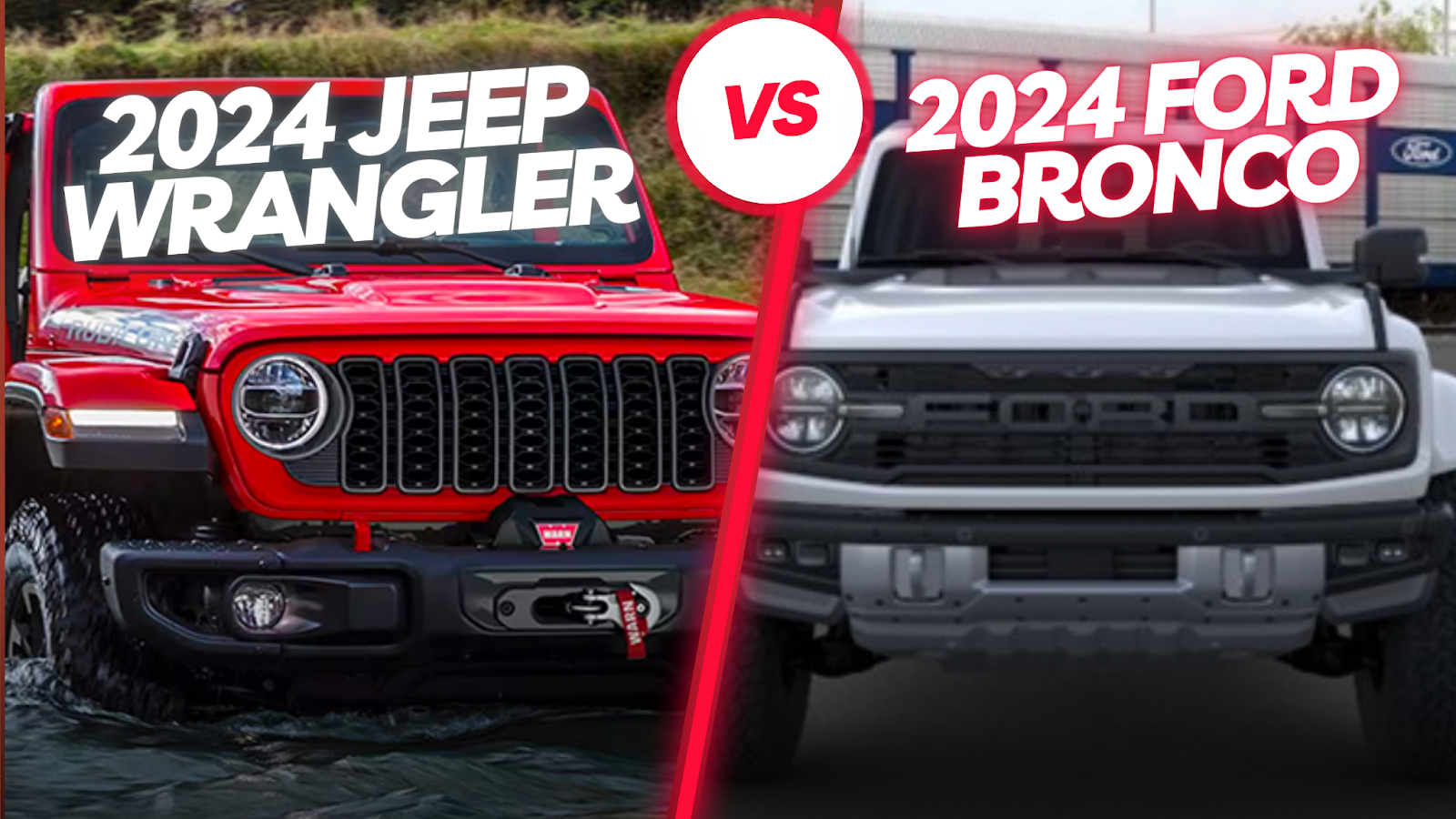 Ford Bronco vs Jeep Wrangler