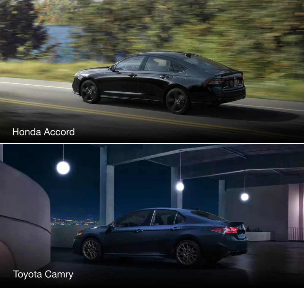 Honda Accord vs. Toyota Camry: Midsize Sedan Showdown 2025 1 Honda Accord vs. Toyota Camry