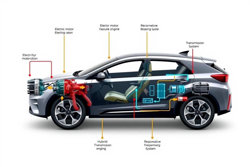 Hybrid Powertrain Diagram