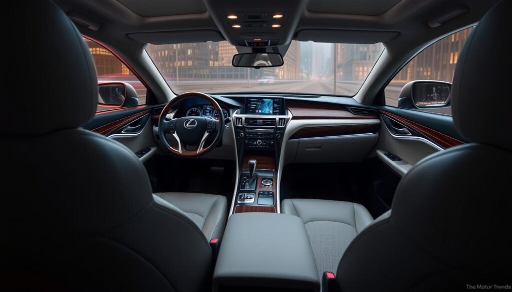 Lexus RX interior luxury features