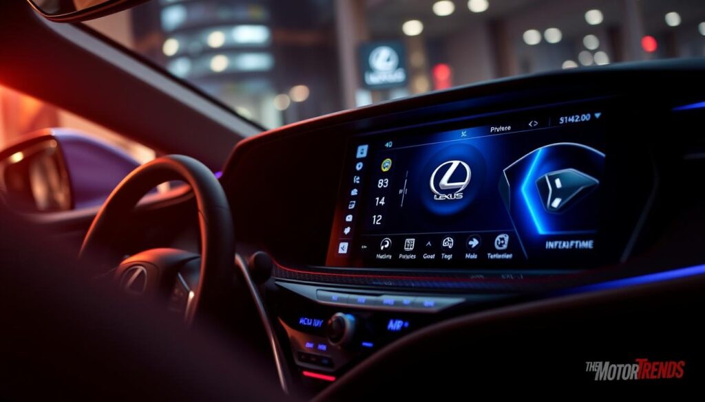 Lexus infotainment system