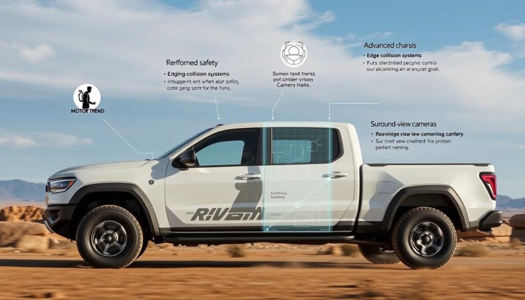 Rivian R1T safety features
