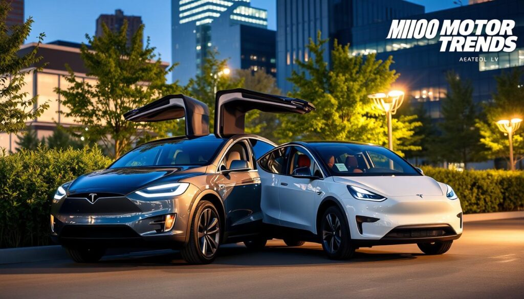 Tesla Model X and Model Y