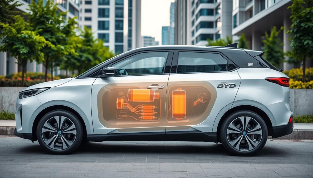 byd electric car battery power