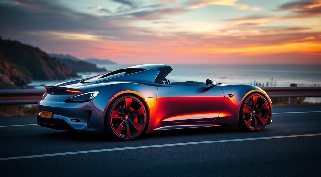 first tesla car