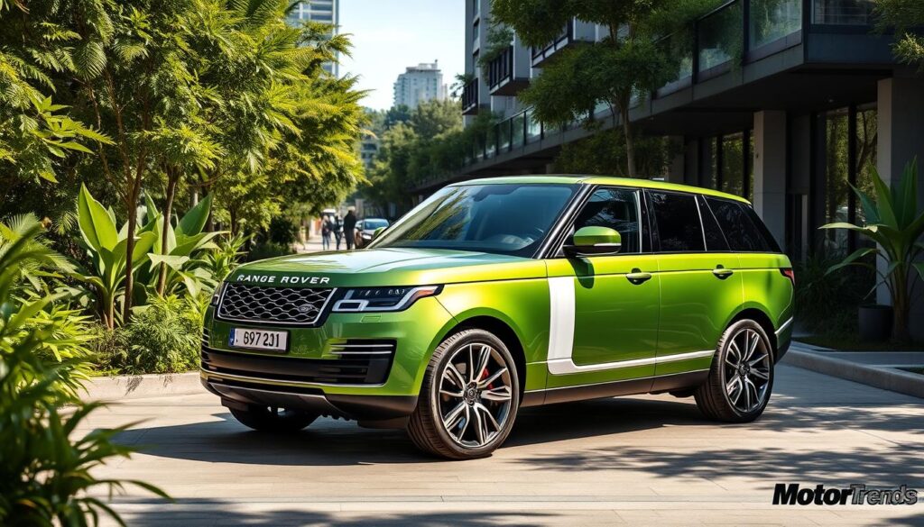 green Range Rover