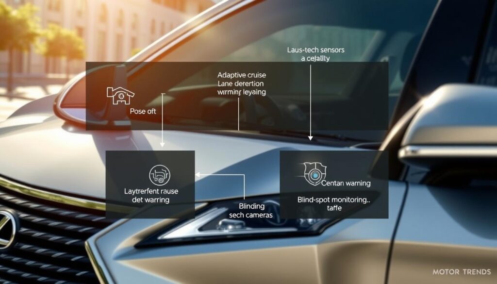 lexus rx 350 safety features