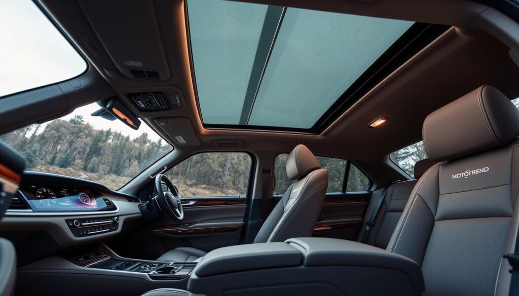 luxury suv interior