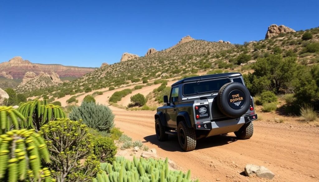 range rover defender off-road vehicle