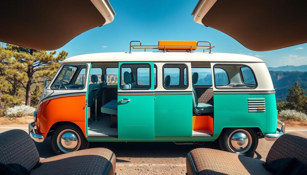 retro electric bus