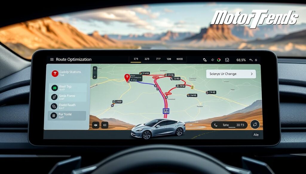 tesla journey planner