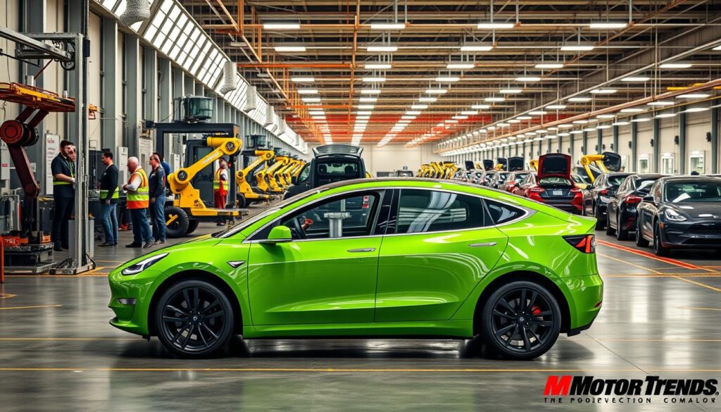 tesla production