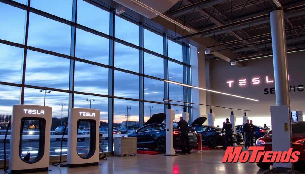 tesla service center