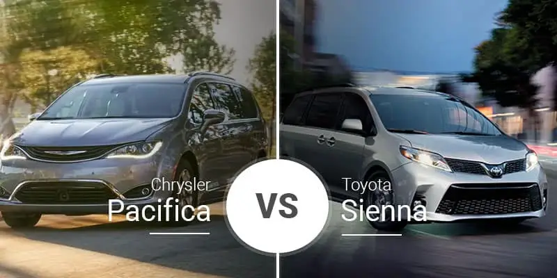 Chrysler Pacifica vs Toyota Sienna