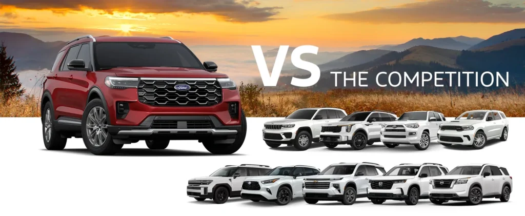 Ford Explorer vs competitors