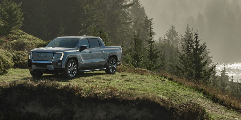 GMC Sierra EV charging