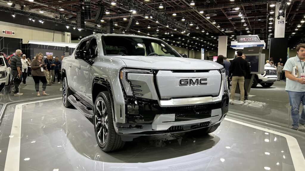 GMC Sierra EV charging