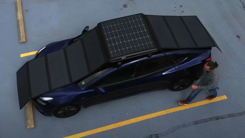 Sun Power on the Go: This Roof Rack Charges Your EV (Even While You Drive!) 1 Sun Power on the Go
