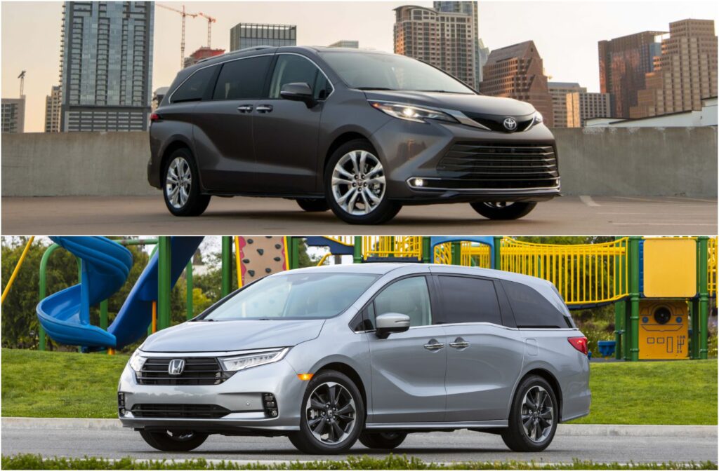 2025 Toyota Sienna vs Honda Odyssey: Which Minivan Wins? 1 Toyota Sienna vs Honda Odyssey