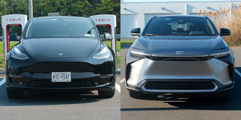 Toyota bZ4X vs Tesla Model Y: Comparing the EV Showdown 3 Toyota bZ4X vs Tesla Model Y