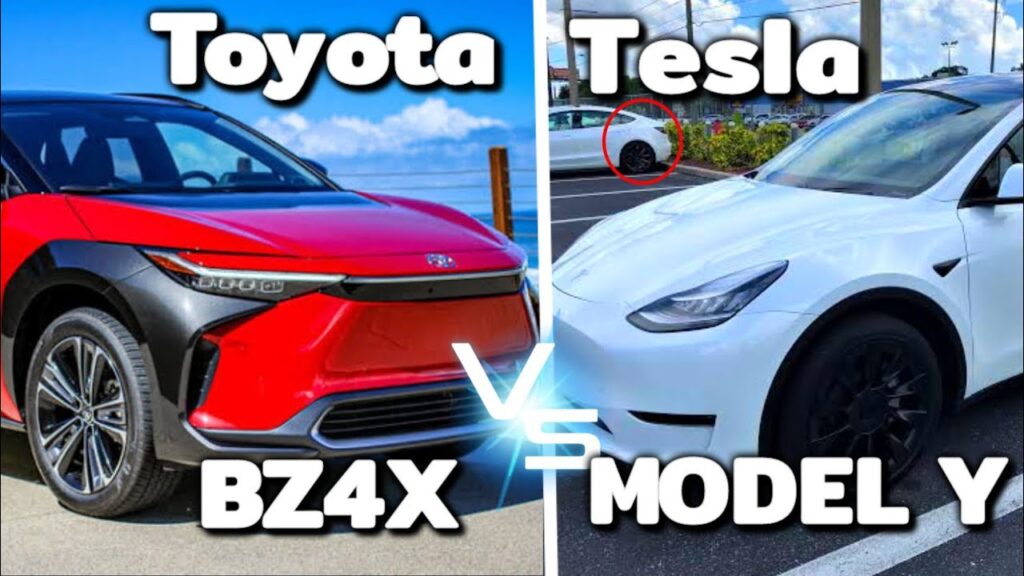 Toyota bZ4X vs Tesla Model Y: Comparing the EV Showdown 1 Toyota bZ4X vs Tesla Model Y