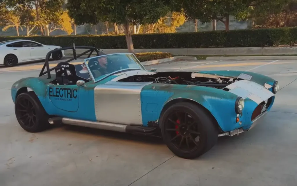 US electric car shop owner created a Tesla Plaid-powered AC Cobra that’s an EV monster 2 US electric car shop